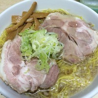 「正油ラーメン・こってり（ランチ大盛り無料）@800」@元祖一条流がんこ 西早稲田店の写真