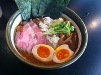 「中濃にぼし麺＋全部のせ」@大八車の写真