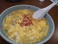 「ハーフ　ニュータンタンメン　辛さひかえめ　550円」@元祖 ニュー タンタンメン本舗 上田住吉の写真