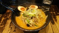 「オロチョンらーめん大盛ﾌﾟﾗｽ味玉」@北海道らーめん 味源 小岩店の写真