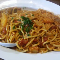 「【気まぐれアキラ式パスタ】 ハワイアン（大盛り無料） ７８０」@ラーメンアキラの写真