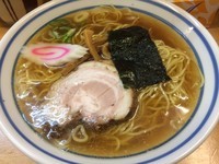 「中華そば大盛り　（ｶﾀﾒ）」@もりの中華そばの写真