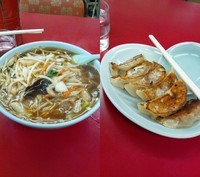 「『サンマー麺+餃子(￥650+450)』」@中福楼の写真
