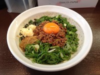 「台湾まぜそば＋追い飯(無料)」@麺屋 こころ 大岡山本店の写真