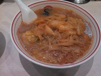 「味噌タンメン＋半ライス」@蒙古タンメン 中本 高田馬場店の写真