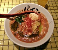 「カカカカカカオ（限定）\850＋パイン味玉\100」@パイナップルラーメン屋さん パパパパパインの写真