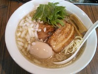 「【限定】にぼしらーめん(塩) ￥650 他」@中華そば 伝堂の写真