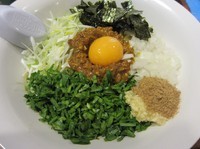 「限定　台湾まぜそば　カレーＶｅｒ（６９０円）」@らーめん・つけめん 八角の写真