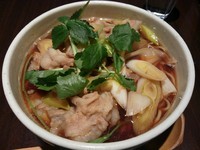 「【限定】長葱と三つ葉の豚そば　（大盛り：サービス券）」@麺肴 ひづきの写真