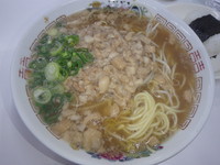 「中華そば(550円)おにぎり(110円)(昆布)」@寿栄広食堂の写真