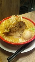 「味玉味噌野郎ラーメン」@野郎ラーメン 西武新宿駅前店の写真