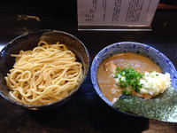 「二代目つけ麺 中盛 タマネギ増し」@二代目 狼煙 ～心～の写真