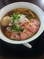 「醤油ラーメン(大盛)」@自家製麺ばくばくの写真