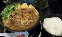 「肉玉そば 700円(クーポン海苔トッピング)」@肉玉蕎麦 おとど 北松戸総本山の写真