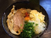 「かれーまぜそば+Wチーズ」@二代目 狼煙 ～心～の写真