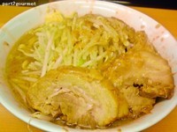 「豚ラーメン 「ニンニクアブラ」(800円)」@ラーメン ○菅の写真