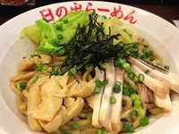 「ガッツ麺源味（醤油）・大盛り」@日の出らーめん 田町分店の写真