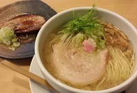 「塩ラーメン 750円+クーポン炙りチャーシュー」@麺処 春の風の写真