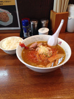 「みそ850円＋ライス100円」@純連 東京店の写真