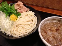 「肉つけカスうどん」@大阪串カツ 本格手打ちうどん 戎の写真