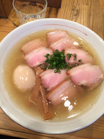 「塩中華そば（トッピングで味玉とチャーシュー）」@麺屋KABOちゃんの写真