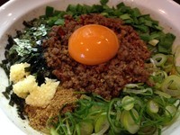 「台湾まぜそば＋追飯（サービス）」@麺屋 こころ 大岡山本店の写真