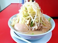 「ラーメン　並（野菜多め）￥700+味付たまご￥0※」@ラーメン影郎の写真
