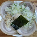 塩全部([麺大盛+ﾁｬｰｼｭｰ二枚増+味玉子]1300円)+
