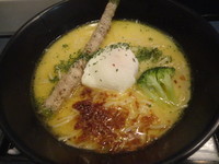 「鶏白湯そば大盛」@麺巧 潮の写真