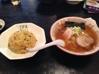 「チャーハンセット」@会津喜多方ラーメン 蔵 新橋店の写真