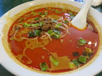 「坦々麺、大辛2/23まで500円。924円（平日ランチ714」@百香亭 野田店の写真