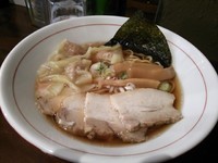 「ワンタン麺820円＋ビール」@いりにぼの写真
