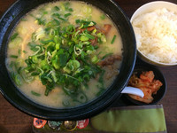 「牛骨白湯 塩（細麺）」@闘牛志の写真