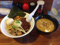 「【限定】焦がしカレーチーズつけ麺850円」@らーめん・つけめん 八角の写真