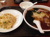 「チャーシューメン半チャーハンセット」@中華料理 隆昌の写真