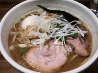 「濃い出汁そば、味玉」@日本橋 製麺庵 なな蓮の写真