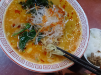 「[限定]たんたんめん（＋小ごはん）」@らーめん天神下 大喜の写真