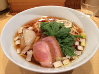 「鴨そば(手もみ麺 大盛)」@紫 くろ㐂の写真