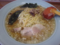 「ネギラーメン(650円)小ライス(100円)」@ラーメンショップ椿 佐土原店の写真