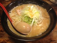「味噌ラーメン＋味玉：790円+100円」@麺処 花田 上野店の写真