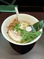 「【限定】濃厚煮干そばnodoguro＋和え玉」@おおぜき中華そば店の写真