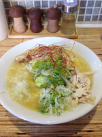 「鶏そば塩 大盛」@NOODLE STOCK 鶴おかの写真