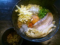 「かれーまぜそば＋とろけるチーズ＋キーマ＝￥1000」@二代目 狼煙 ～心～の写真