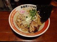 「武蔵野油そば特盛690円」@武蔵野アブラ学会 神田店の写真