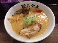 「背脂らーめん味噌 500円 〔オープン記念〕」@背脂らーめん 宮本 西池袋店の写真