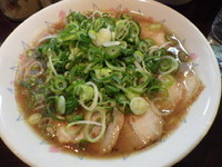 「ネギチャーシューメン」@のりや食堂の写真