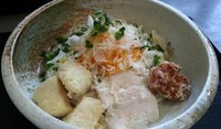 「彩り鶏づくし旨塩うどん（限定品）」@手打ちうどん 如水の写真