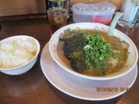 「ラーメンセット　豚骨煮干し　￥600」@らーめん 楽縁の写真