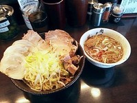 「特上肉つけそば（大盛り）」@肉そば総本山 神保町 けいすけの写真