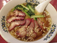 「叉焼湯麺」@光龍飯店の写真